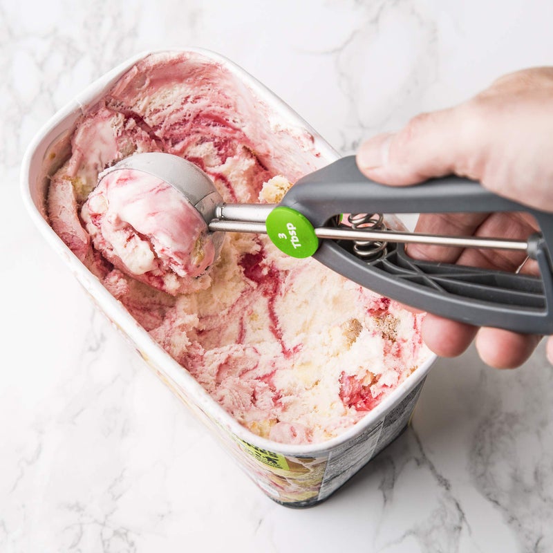 Progressive PrepSolutions Quick Release Cookie Scoop â€“ 3 Tbsp., Gray, Stainless Steel for Precise Portioning - Image 2